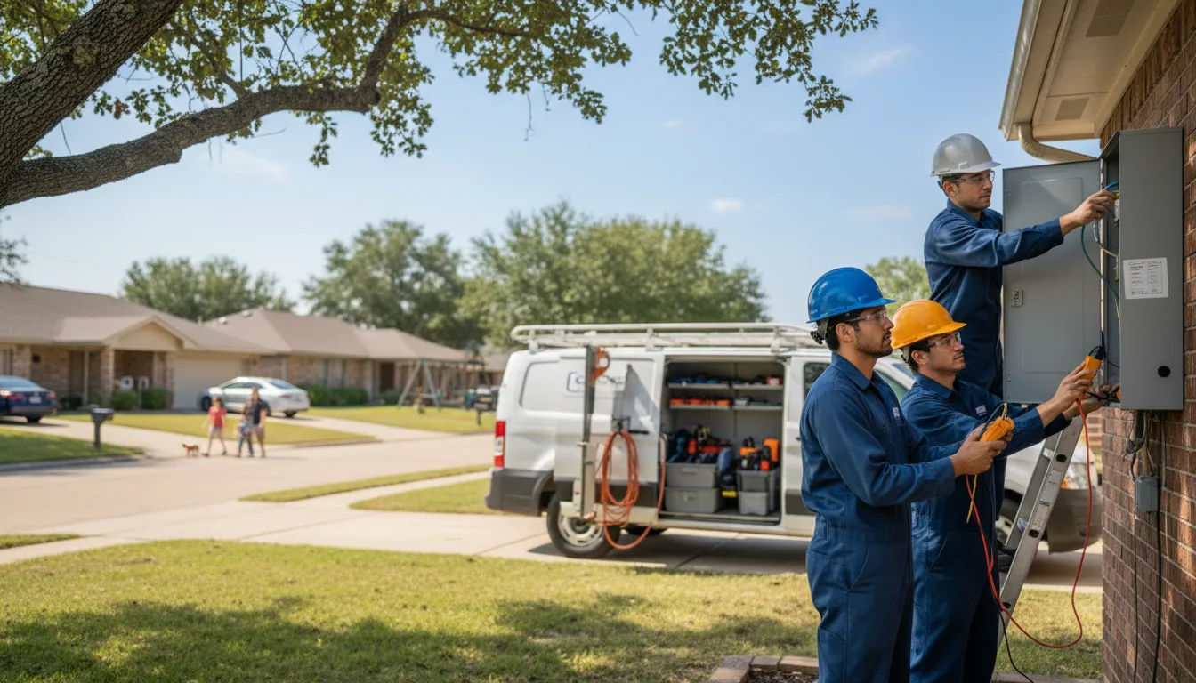 Certified electrician providing emergency electrical services in Berry, AL